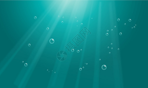 水下水池深渊射线空气插图海洋气泡阳光绿色太阳图片