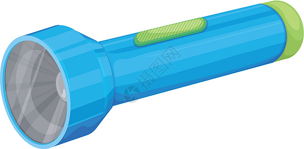 惠特火炬剪裁白色工具蓝色小路绿色家庭插图塑料灯光背景图片