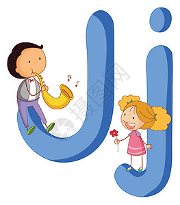 字母系列中的孩子们动画语言学校圆形乐器孩子辅音男生男性元音图片