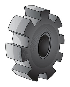 齿轮在惠特卡通片生产插图团队劳动工作车轮进步金属力量背景图片