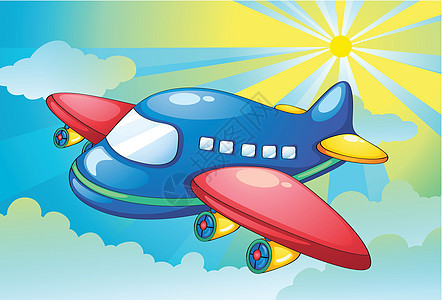 飞机和光线在 sk紫色草图卫星卡通片空气车辆月球行星旅行飞行员图片