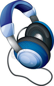 耳听器音乐泡沫耳朵耳机蓝色卡通片喇叭手机金属塑料图片
