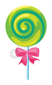 棒棒糖报酬食品黄色艺术丝带粉色糖果孩子们白色装饰图片