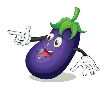 布里尼亚营养草图食物蔬菜微笑茄子情绪紫色绘画眼睛图片