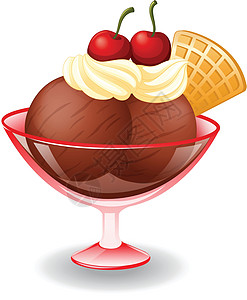 冰淇淋食物巧克力晶圆糖果玻璃卡通片艺术甜点艺术品水果图片