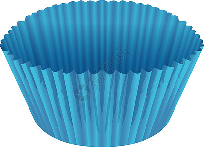 一个蓝色的铜杯子包装面包剪贴持有者烘烤包装纸夹子蛋糕服务图片