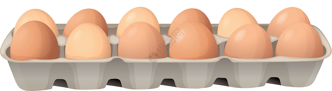 蛋早餐产品农场卡通片鸭子小吃托盘纸板纸盒家禽图片