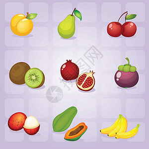 水果果农业香蕉紫色食物红色水果背景沙拉浆果石榴图片