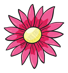 a 花朵花园红色粉色草图庆典植物群花瓣绘画植物雏菊图片
