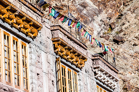 喜马拉雅山的拉达克 喜马偕尔邦 山脉运输场景路线风景宗教小路旅行沥青赛道图片