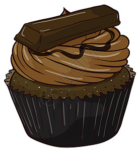 纸杯蛋糕卡通片蛋糕食物蒙版巧克力面包插图报酬配料艺术图片