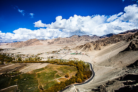 喜马拉雅山的拉达克 喜马偕尔邦 路线运输小路驾驶旅行场景山脉风景宗教天空图片