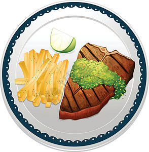 一个 foo手指绘画午餐用具美食筹码服务炊具食物土豆图片