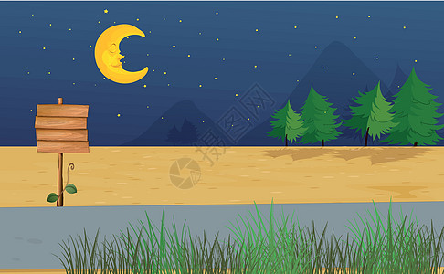 月亮和木木告示板图片