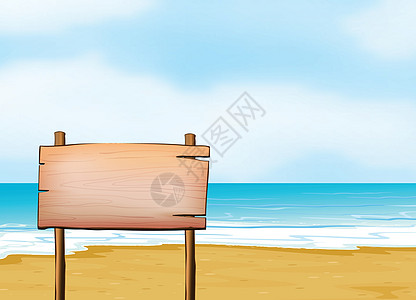 路标牌热带空气风景木头海滩横幅指示牌海岸支撑海洋图片