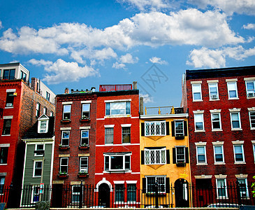 波士顿大楼窗户旅行建筑学建筑天空建筑物观光房子自由之路吸引力图片