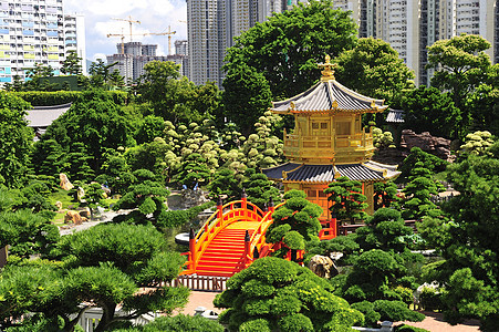 南里安花园的绝对完美之馆 洪洞游客晴天金子王朝宗教建筑蓝色旅游假期地标图片