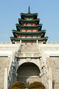 韩国国家民俗博物馆 南朝鲜首尔首尔宝塔旅游贵族建筑学国王皇帝旅行楼梯王座建筑图片