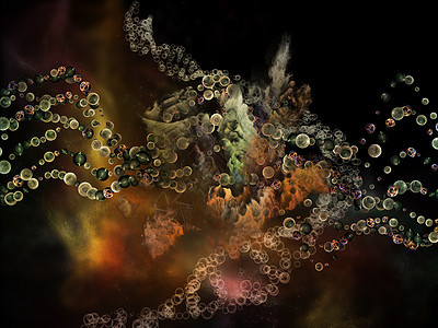 DNA预先开发基本粒子物质科学插图学校药品遗传学粒子生物图片
