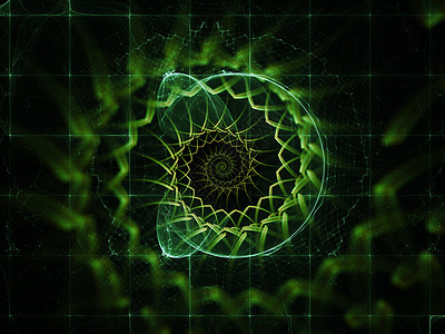 象形空间失真设计流动排列计算物理螺旋几何学元素网格图片
