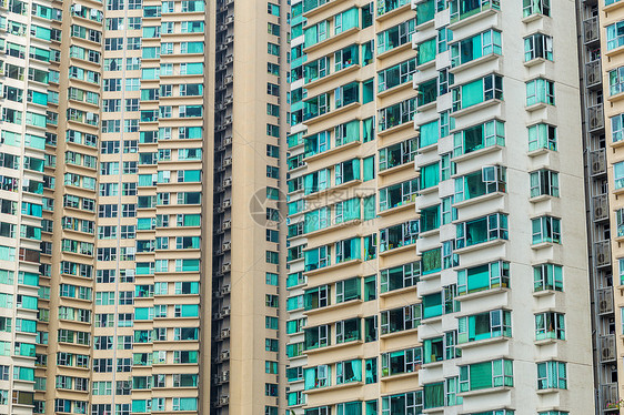 香港的公寓区住宅窗户公寓快门住房财产城市房子建筑学图片