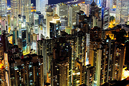 香港市晚上经济建筑学摩天大楼金融天空市中心旅游建筑港口办公室图片