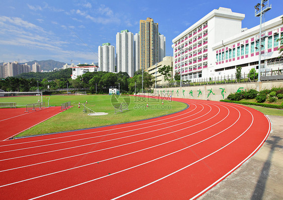 体育场运动赛跑图片