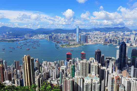 香港市经济金融市中心办公室景观顶峰摩天大楼商业城市建筑学图片