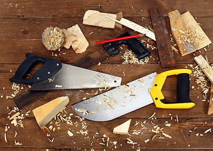 锯子工作刀刃乐器工业建造黄色金属木匠木工工具图片