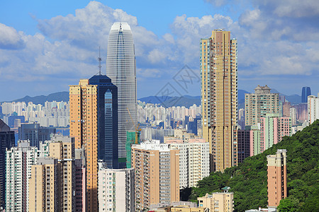 香港金融景观商业办公室摩天大楼建筑学风景天空住房街道图片