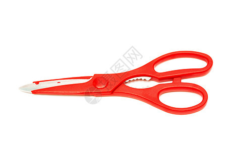 厨房剪剪刀剪子边缘红色插条水平母鸡刀具刀片白色工具图片