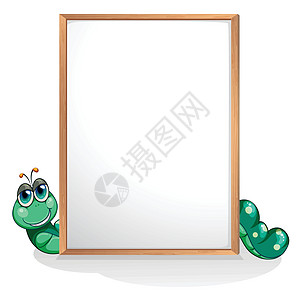 沾虫板空白板后面的虫子设计图片