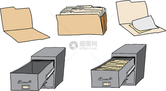 文件夹和存档内阁图片