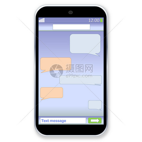智能电话聊天消息演讲黑色白色手机技术电子网络电子邮件蓝色图片