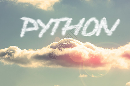 Python 对抗有云的明蓝天空图片
