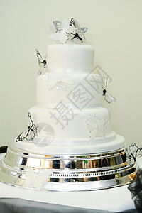 黑白结婚蛋糕图片