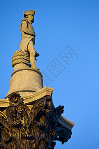 Nelson上将登上Trafalgar广场的Nelson专栏图片