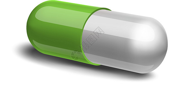 绿色和白绿药丸卫生胶囊团体插图剂量医院抗生素制药健康止痛药图片