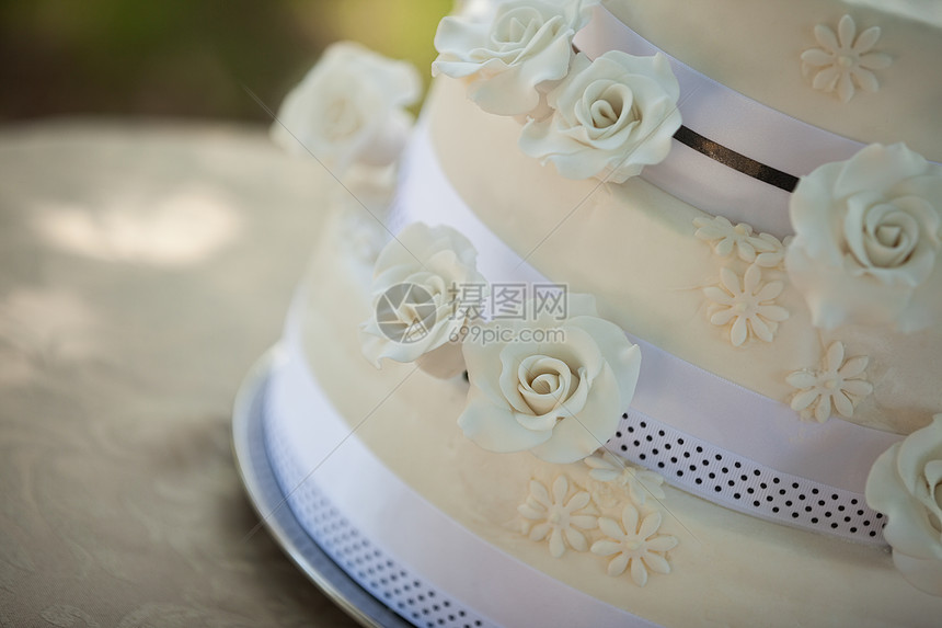 结婚蛋糕详细拍摄婚姻公园装饰婚礼庆典图片