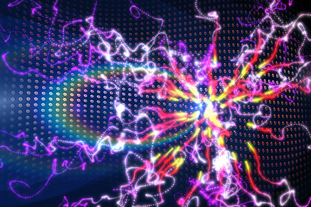 数字生成的迪斯科背景计算机夜店活力夜生活派对紫色绘图图片