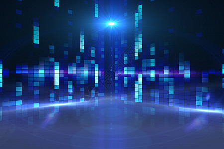 生成的迪斯科背景蓝色计算机激光派对活力绘图夜店夜生活背景图片