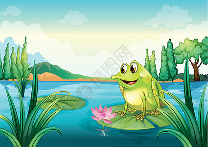 河边的青蛙图片