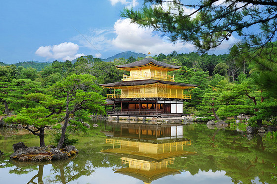 金阁寺旅行旅游风景宗教建筑寺庙地标国家池塘目的地图片