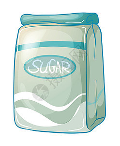 一包糖糖类焦糖蔗糖糖果贮存塑料乳糖木糖包装白色图片