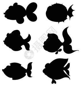 鱼的轮椅海鲜生物学校资源艺术品木炭白色团体池塘艺术图片