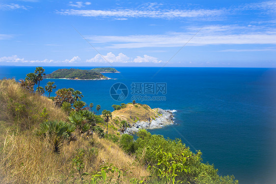 菲洛姆提普角日落天空晴天海岸棕榈蓝色旅行海洋海滩叶子图片