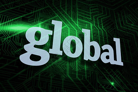 全球反对绿色和黑电路板组织全世界辉光技术计算国际流行语硬件黑色电脑一个字图片