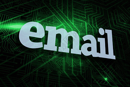 电子邮件对抗绿色和黑色电路板硬件一个字互联网技术辉光计算流行语电脑图片