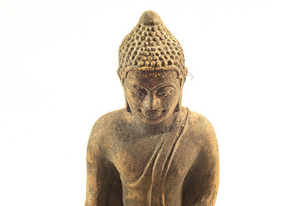 白色背景的 buddha 雕像旅行智慧佛教徒文化温泉雕塑上帝寺庙古董教会图片