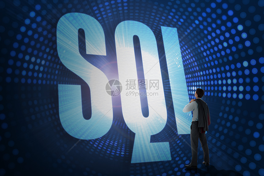 Sql 对抗未来先发制人 虚形蓝色和黑色背景的Sql高清图片下载-正版图片322071953-摄图网
